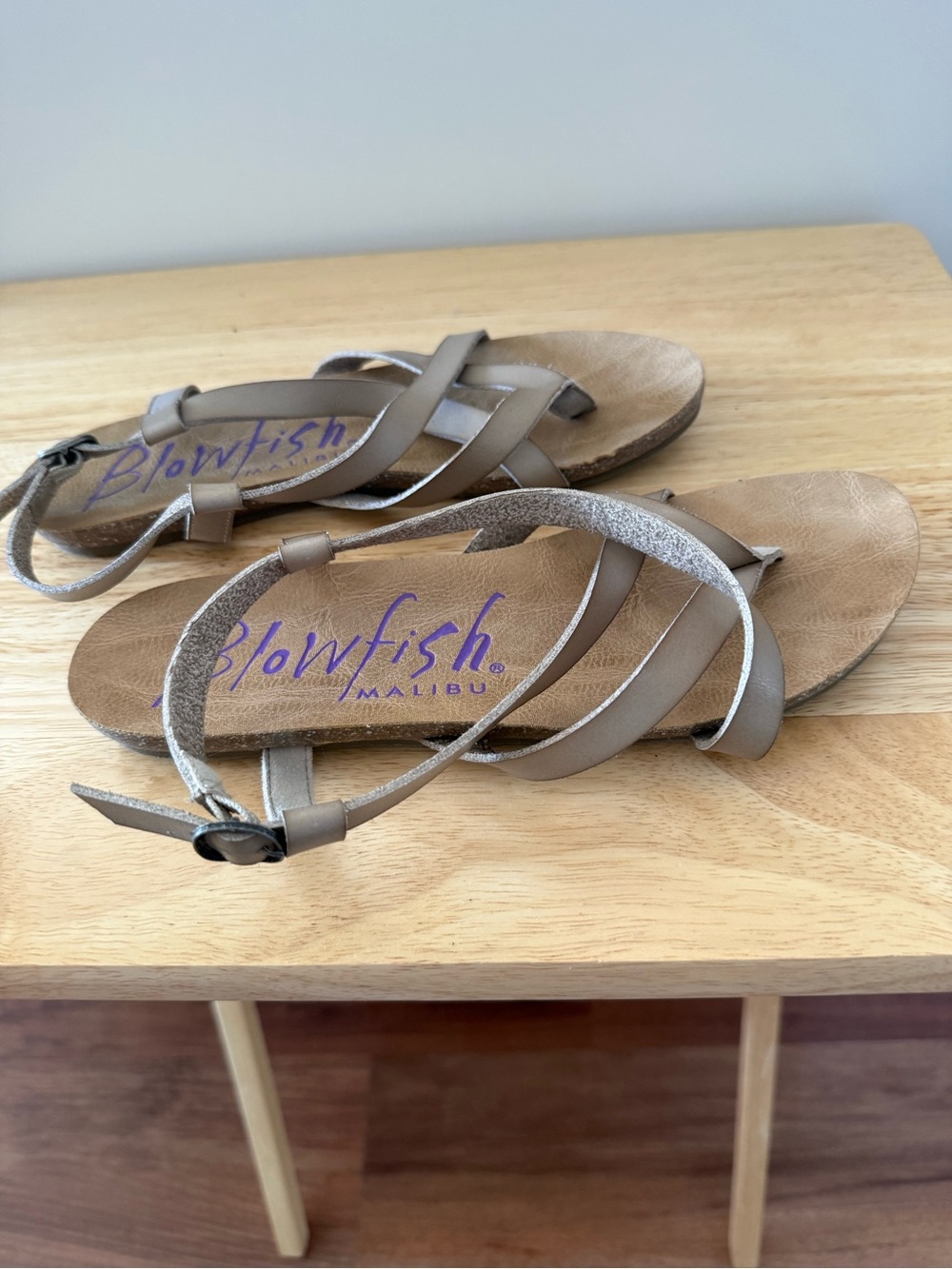 Blowfish Taupe Strappy Women's Sandals